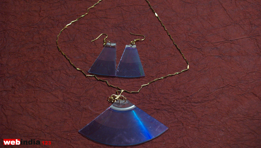 Upcycled CD Jewelry